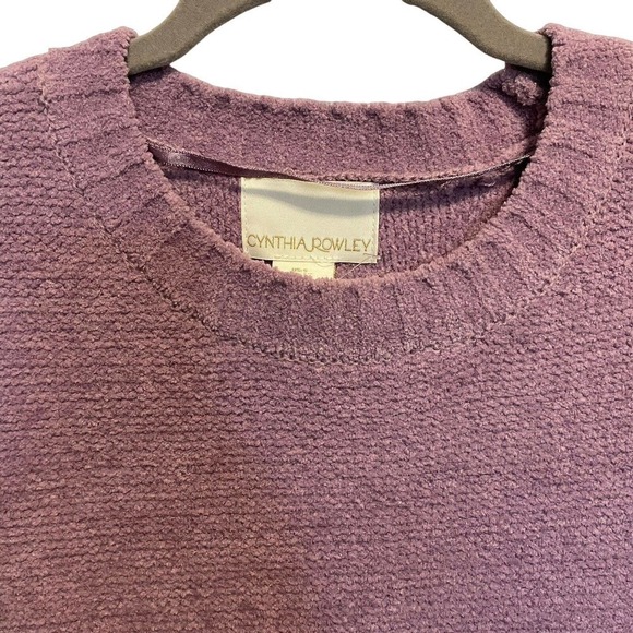 Cynthia Rowley Pullover Sweater Womens Lilac Size S Super Soft Lightweight - Picture 3 of 15